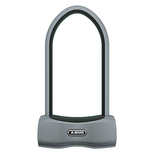 ABUS Bügelschloss 770A SmartX + USKF Halter - Smartes Fahrradschloss mit Bluetooth und Alarm - Bedienung per App - ABUS-Sicherheitslevel 15-230 mm Bügelhöhe von ABUS