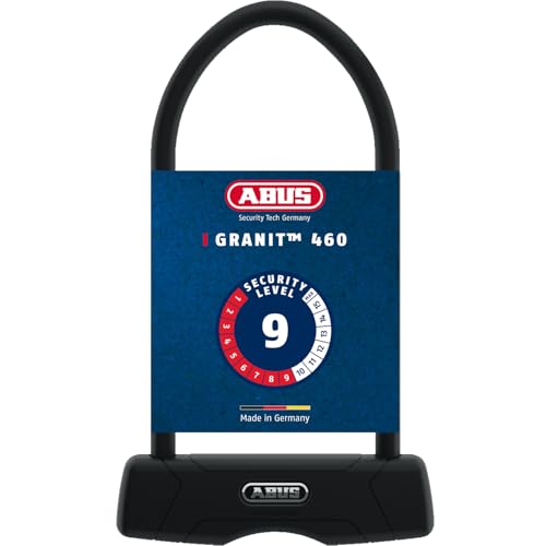 ABUS Bügelschloss Granit 460 + SH B-Halterung - Fahrradschloss mit 12 mm starkem Rundbügel und Wendeschlüssel - ABUS-Sicherheitslevel 9-300 mm Bügelhöhe ABUS Bügelschloss Granit 460 + SH B-Halterung - Fahrradschloss mit 12 mm starkem Rundbügel und Wendeschlüssel - ABUS-Sicherheitslevel 9-300 mm Bügelhöhe von ABUS