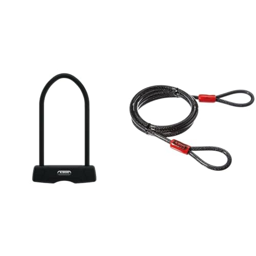 ABUS Bügelschloss Granit 460 + USH460-Halterung & Schlaufenkabel Cobra 10/200 - Stahlseil mit Kunststoff ummantelt ABUS Bügelschloss Granit 460 + USH460-Halterung & Schlaufenkabel Cobra 10/200 - Stahlseil mit Kunststoff ummantelt von ABUS
