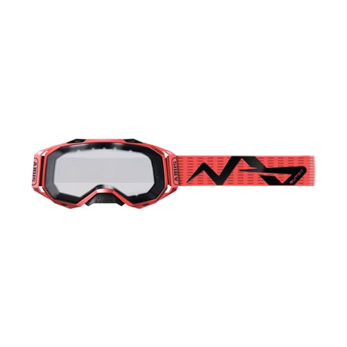 ABUS Fahrradbrille Buteo für Mountainbiker – Goggle für Schutz und klaren Durchblick auf Trails – passend zu den Helmen AirDrop, CliffHanger und MoDrop von ABUS
