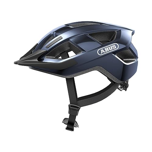 ABUS Fahrradhelm Aduro 3.0 – Sportiver City-Helm in stilvollem Design für alltägliche und sportliche Touren – für Damen und Herren – Blau, Größe L von ABUS