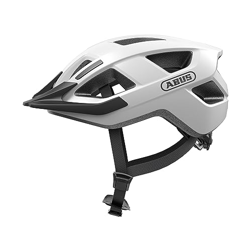 ABUS Fahrradhelm Aduro 3.0 – Sportiver City-Helm in stilvollem Design für alltägliche und sportliche Touren – für Damen und Herren – Weiß, Größe S ABUS Fahrradhelm Aduro 3.0 – Sportiver City-Helm in stilvollem Design für alltägliche und sportliche Touren – für Damen und Herren – Weiß, Größe S von ABUS