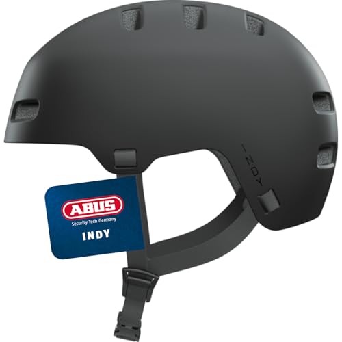 ABUS Fahrradhelm INDY - Dirt-Helm für Dirt, Skate, Slope und MTB - mit optimierter Stoßdämpfung - für Jugendliche und Erwachsene - Größe M, Schwarz ABUS Fahrradhelm INDY - Dirt-Helm für Dirt, Skate, Slope und MTB - mit optimierter Stoßdämpfung - für Jugendliche und Erwachsene - Größe M, Schwarz von ABUS