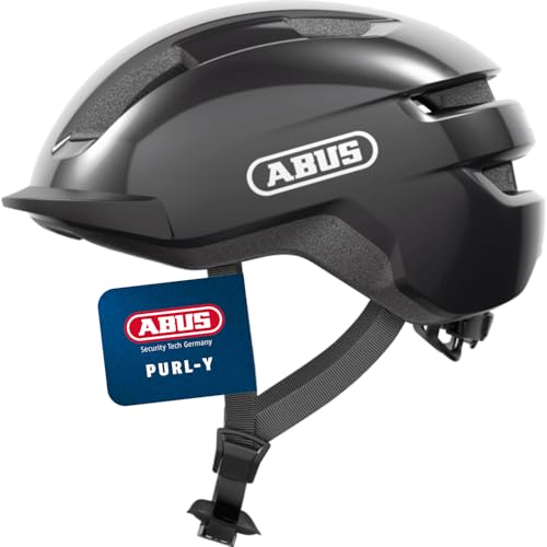 ABUS Fahrradhelm PURL-Y – geeignet für E-Bike und S-Pedelec – stylisher NTA-Schutzhelm für Erwachsene und Jugendliche – Dunkelgrau, Größe L ABUS Fahrradhelm PURL-Y – geeignet für E-Bike und S-Pedelec – stylisher NTA-Schutzhelm für Erwachsene und Jugendliche – Dunkelgrau, Größe L von ABUS