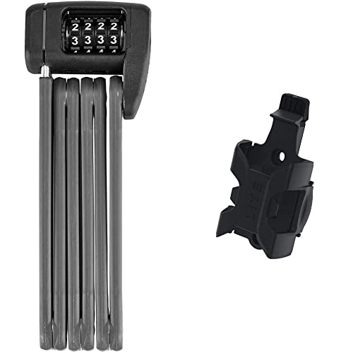 ABUS Faltschloss Bordo Lite 6055C - mit SR-Halterung -7-85 cm - Schwarz & Fahrradschloss Halterung SH 6055K Bordo Lite - Schlosshalterung zum Transport des Faltschlosses, Schwarz ABUS Faltschloss Bordo Lite 6055C - mit SR-Halterung -7-85 cm - Schwarz & Fahrradschloss Halterung SH 6055K Bordo Lite - Schlosshalterung zum Transport des Faltschlosses, Schwarz von ABUS