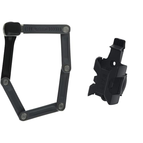 ABUS Faltschloss Bordo Lite Mini 6055/60 & Fahrradschloss Halterung SH 6055K Bordo Lite - Schlosshalterung zum Transport des Faltschlosses, Schwarz ABUS Faltschloss Bordo Lite Mini 6055/60 & Fahrradschloss Halterung SH 6055K Bordo Lite - Schlosshalterung zum Transport des Faltschlosses, Schwarz von ABUS