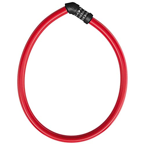 ABUS Kabelschloss 4408C - Zahlenschloss - 65 cm langes Stahlkabel mit Kunststoffummantelung - ABUS-Sicherheitslevel 2 - Rot ABUS Kabelschloss 4408C - Zahlenschloss - 65 cm langes Stahlkabel mit Kunststoffummantelung - ABUS-Sicherheitslevel 2 - Rot von ABUS