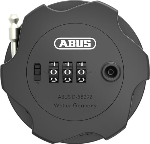 ABUS Kabelschloss Combiflex Adventure – Schloss zur Sicherung von Skiern, Kinderwagen, E-Scooter und Roller – 75 cm Stahlkabel – mit Zahlencode – Schwarz ABUS Kabelschloss Combiflex Adventure – Schloss zur Sicherung von Skiern, Kinderwagen, E-Scooter und Roller – 75 cm Stahlkabel – mit Zahlencode – Schwarz von ABUS
