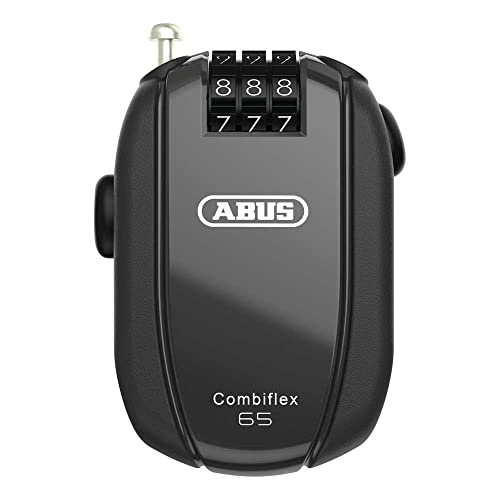 ABUS Kabelschloss Combiflex – Schloss zur Sicherung von Skiern, Helm, Kinderwagen und Gepäck – Break 85 – 85 cm lang – 1,5 mm stark – mit Zahlencode – Schwarz ABUS Kabelschloss Combiflex – Schloss zur Sicherung von Skiern, Helm, Kinderwagen und Gepäck – Break 85 – 85 cm lang – 1,5 mm stark – mit Zahlencode – Schwarz von ABUS