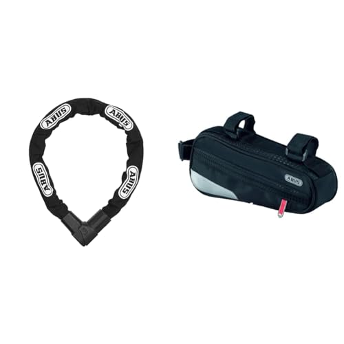 ABUS Kettenschloss CityChain 1010 – Fahrradschloss aus gehärtetem Stahl Sicherheitslevel 12 – 170 cm – Schwarz & Fahrradtasche Oryde ST 2200 - Rahmentasche mit Klettbandverschluss ABUS Kettenschloss CityChain 1010 – Fahrradschloss aus gehärtetem Stahl Sicherheitslevel 12 – 170 cm – Schwarz & Fahrradtasche Oryde ST 2200 - Rahmentasche mit Klettbandverschluss von ABUS