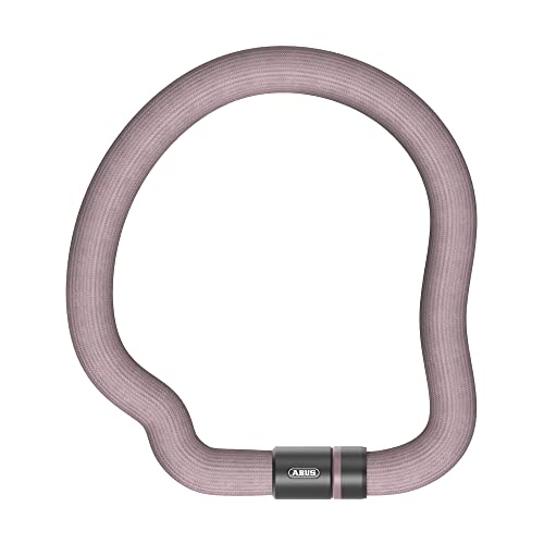 ABUS Kettenschloss Goose Lock – biegsames, klapperfreies Fahrradschloss aus gehärtetem Stahl – 6 mm stark – 110 cm lang – mit Schlüssel – Altrosa ABUS Kettenschloss Goose Lock – biegsames, klapperfreies Fahrradschloss aus gehärtetem Stahl – 6 mm stark – 110 cm lang – mit Schlüssel – Altrosa von ABUS
