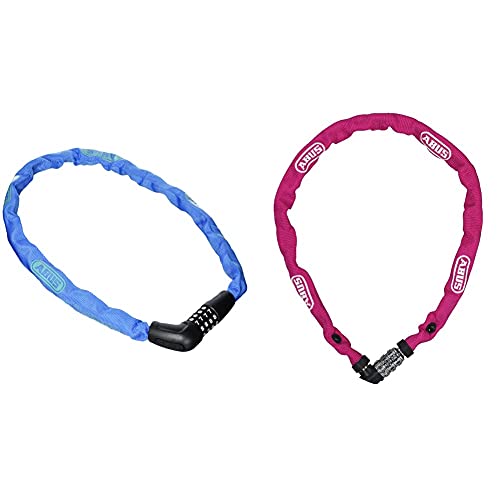 ABUS Kettenschloss Steel-O-Chain 5805C – Zahlenschloss aus Stahl – ABUS-Sicherheitslevel 4 – 75 cm – Blau & Kettenschloss 1200 Web – aus Spezialstahl – ABUS-Sicherheitslevel 2 – 60 cm – Koralle ABUS Kettenschloss Steel-O-Chain 5805C – Zahlenschloss aus Stahl – ABUS-Sicherheitslevel 4 – 75 cm – Blau & Kettenschloss 1200 Web – aus Spezialstahl – ABUS-Sicherheitslevel 2 – 60 cm – Koralle von ABUS