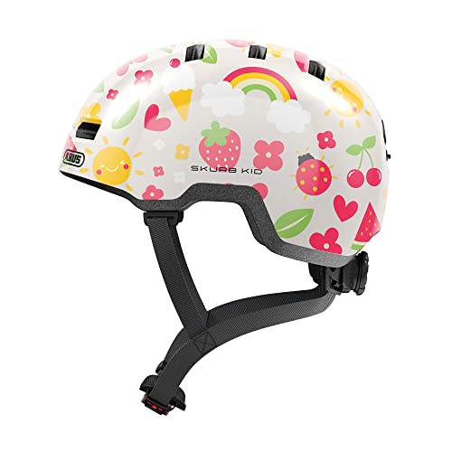 ABUS Kinderhelm Skurb Kid - robuster Fahrradhelm im Skater-Look mit Platz für einen Zopf und vielfältigen Designs - für Mädchen und Jungen - Beige, Größe S ABUS Kinderhelm Skurb Kid - robuster Fahrradhelm im Skater-Look mit Platz für einen Zopf und vielfältigen Designs - für Mädchen und Jungen - Beige, Größe S von ABUS