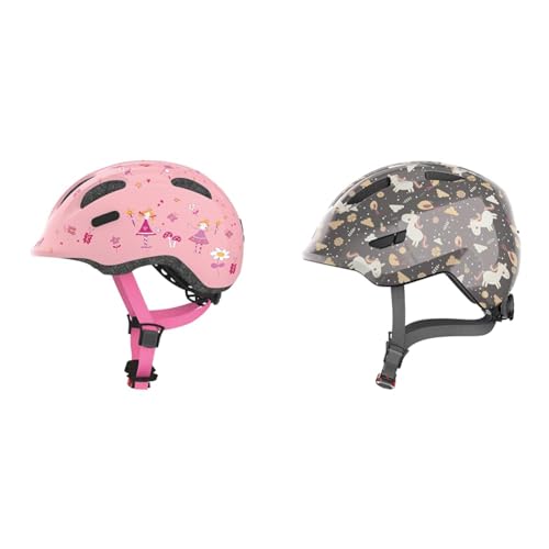ABUS Kinderhelm Smiley 2.0 - Robuster Fahrradhelm für Mädchen und Jungs & Kinderhelm Smiley 3.0 - Fahrradhelm mit tiefer Passform ABUS Kinderhelm Smiley 2.0 - Robuster Fahrradhelm für Mädchen und Jungs & Kinderhelm Smiley 3.0 - Fahrradhelm mit tiefer Passform von ABUS