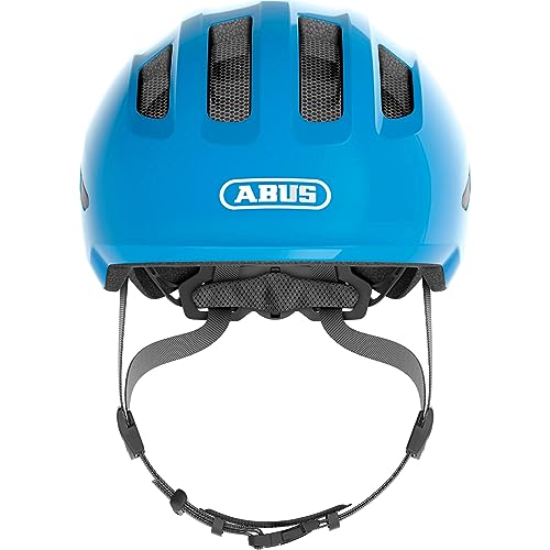 ABUS 67295 Fahrradhelm, Blau (Shiny Blue), M (50-55 cm) von ABUS