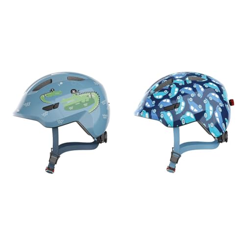 ABUS Kinderhelm Smiley 3.0 - Fahrradhelm mit tiefer Passform & Kinderhelm Smiley 3.0 LED - Fahrradhelm mit Licht ABUS Kinderhelm Smiley 3.0 - Fahrradhelm mit tiefer Passform & Kinderhelm Smiley 3.0 LED - Fahrradhelm mit Licht von ABUS
