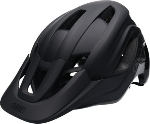 ABUS MTB-Helm Cliffhanger - Fahrradhelm für anspruchsvolle Trails - mit großen Lüftungsöffnungen & TriVider Riemensystem - für Damen und Herren - Schwarz Matt, Größe M ABUS MTB-Helm Cliffhanger - Fahrradhelm für anspruchsvolle Trails - mit großen Lüftungsöffnungen & TriVider Riemensystem - für Damen und Herren - Schwarz Matt, Größe M von ABUS