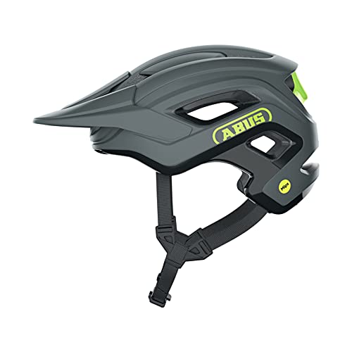 ABUS MTB-Helm Cliffhanger MIPS - Fahrradhelm für anspruchsvolle Trails - mit MIPS Aufprallschutz & großen Lüftungsöffnungen - für Damen und Herren - Grau/Gelb, Größe L ABUS MTB-Helm Cliffhanger MIPS - Fahrradhelm für anspruchsvolle Trails - mit MIPS Aufprallschutz & großen Lüftungsöffnungen - für Damen und Herren - Grau/Gelb, Größe L von ABUS