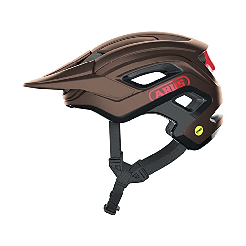 ABUS MTB-Helm Cliffhanger MIPS - Fahrradhelm für anspruchsvolle Trails - mit MIPS Aufprallschutz & großen Lüftungsöffnungen - für Damen und Herren - Kupfer/Rot, Größe M von ABUS