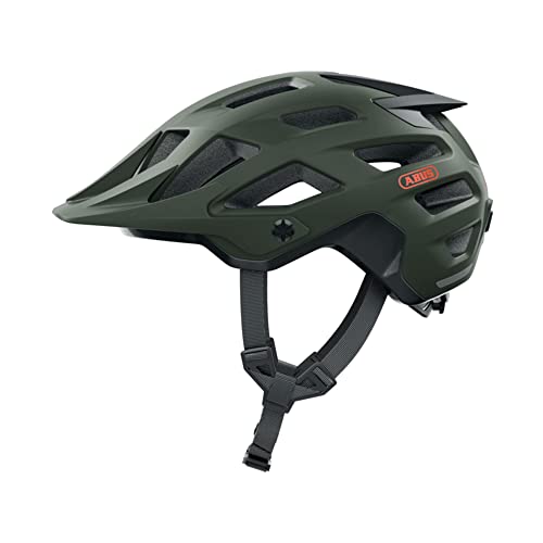 ABUS MTB-Helm Moventor 2.0 - komfortabler Fahrradhelm fürs Gelände - All-Mountain-Helm - für Damen und Herren - Grün Matt, L von ABUS