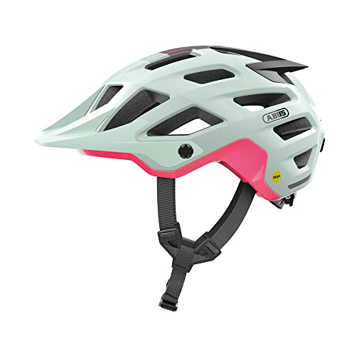 ABUS MTB-Helm Moventor 2.0 MIPS - Fahrradhelm mit Aufprallschutz für den Geländeeinsatz - All-Mountain-Helm, Unisex - Mint, Größe S von ABUS