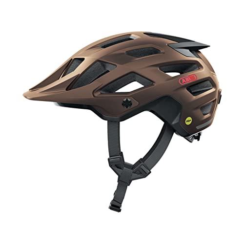 ABUS MTB-Helm Moventor 2.0 MIPS - Fahrradhelm mit Aufprallschutz für den Geländeeinsatz - All-Mountain-Helm, Unisex - Kupfer Matt, M von ABUS