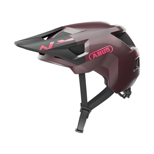 ABUS MTB-Helm YouDrop - Fahrradhelm für Kinder und Jugendliche - für den Alltag oder Touren im Gelände - mit Platz für einen Zopf - Dunkelrot, Größe S ABUS MTB-Helm YouDrop - Fahrradhelm für Kinder und Jugendliche - für den Alltag oder Touren im Gelände - mit Platz für einen Zopf - Dunkelrot, Größe S von ABUS