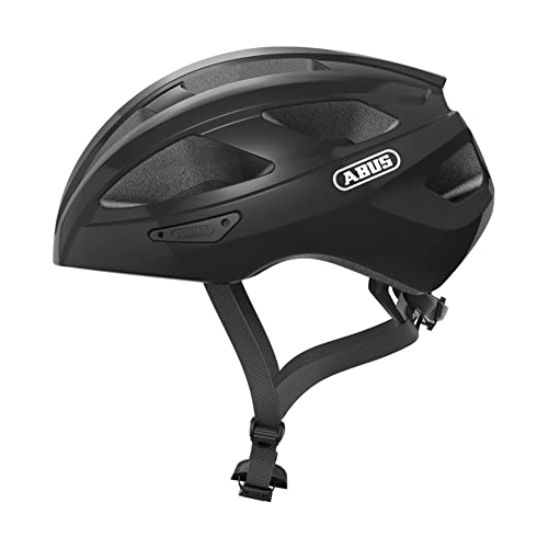 ABUS 87214 Fahrradhelm, Schwarz (Velvet Black), S (51-55 cm) von ABUS