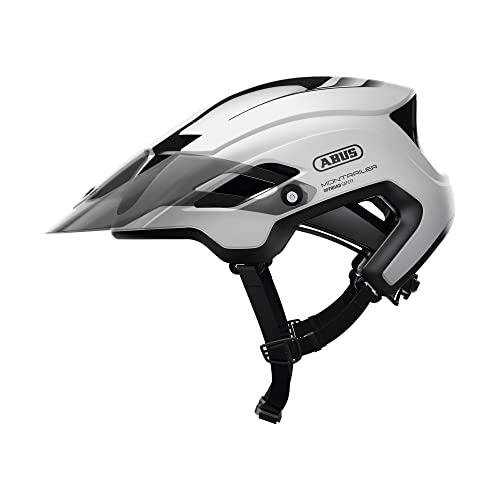 ABUS Mountainbike-Helm MonTrailer - Robuster Fahrradhelm für den Geländeeinsatz - Unisex - Weiß, Größe L von ABUS