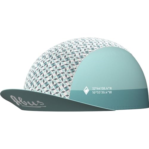 ABUS Race Cap - stylische Cycling Cap mit Sweatband - Schutz vor Sonne, Insekten und Schweiß - passt unter den Rennradhelm - für Damen und Herren - Hellblau mit Muster, Größe M ABUS Race Cap - stylische Cycling Cap mit Sweatband - Schutz vor Sonne, Insekten und Schweiß - passt unter den Rennradhelm - für Damen und Herren - Hellblau mit Muster, Größe M von ABUS