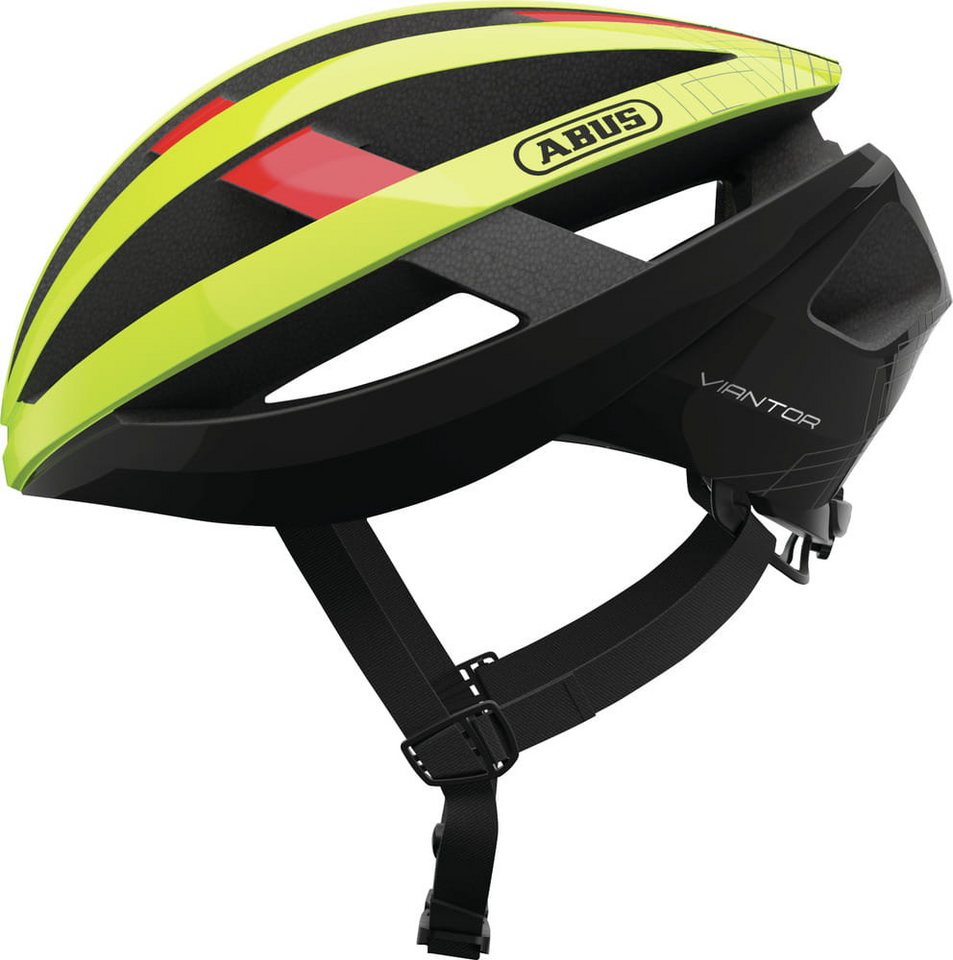 ABUS Rennradhelm Abus Viantor - neon yellow 51-55 cm von ABUS