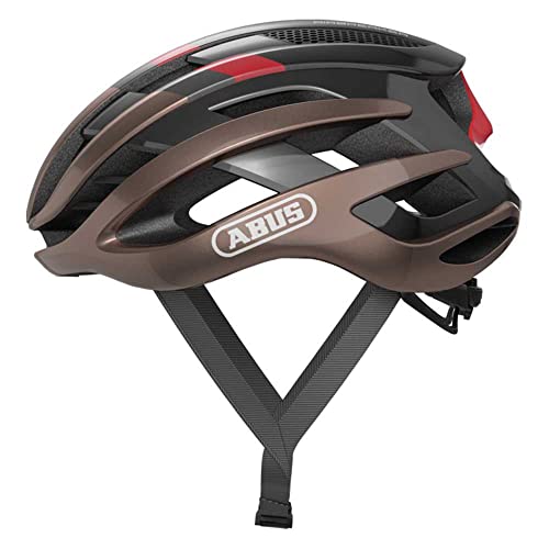 ABUS Rennradhelm AirBreaker - High-End Fahrradhelm für den professionellen Radsport - Damen und Herren - Kupfer/Rot, Größe S, Kupfer/Rot (metallic Copper), S (51-55 cm) ABUS Rennradhelm AirBreaker - High-End Fahrradhelm für den professionellen Radsport - Damen und Herren - Kupfer/Rot, Größe S, Kupfer/Rot (metallic Copper), S (51-55 cm) von ABUS