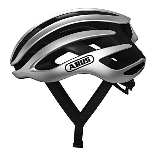 ABUS 81741 0 Fahrradhelm, Silber (Gleam silver), M (52-58 cm) ABUS 81741 0 Fahrradhelm, Silber (Gleam silver), M (52-58 cm) von ABUS