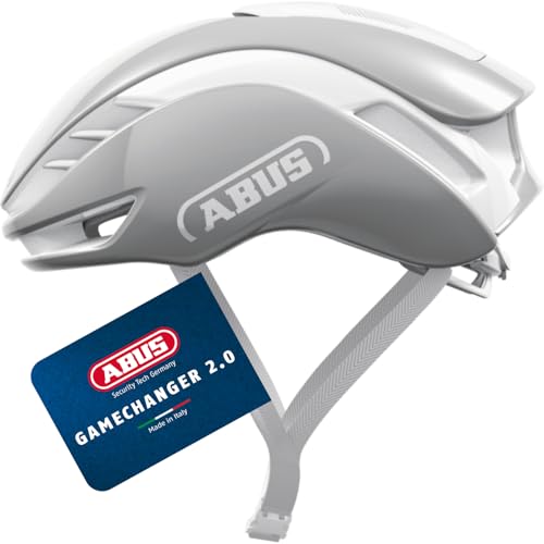 ABUS Rennradhelm Gamechanger 2.0 - High Performance Aerohelm mit optimierter Aerodynamik und Belüftung - für Damen und Herren - Größe L, Pure Grey ABUS Rennradhelm Gamechanger 2.0 - High Performance Aerohelm mit optimierter Aerodynamik und Belüftung - für Damen und Herren - Größe L, Pure Grey von ABUS