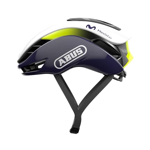 ABUS Rennradhelm Gamechanger 2.0 - High Performance Aerohelm mit optimierter Aerodynamik und Belüftung - für Damen und Herren - Größe S, Movistar Team 24 ABUS Rennradhelm Gamechanger 2.0 - High Performance Aerohelm mit optimierter Aerodynamik und Belüftung - für Damen und Herren - Größe S, Movistar Team 24 von ABUS