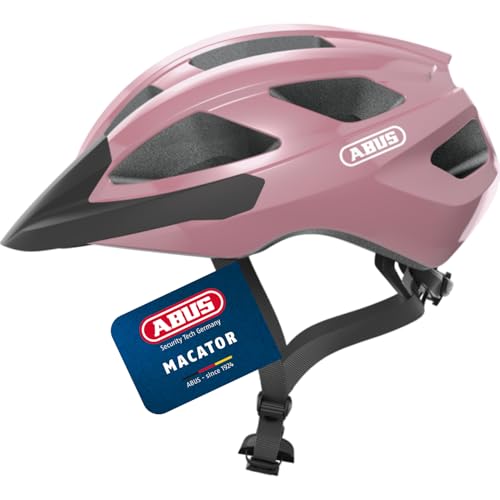ABUS Rennradhelm Macator - sportiver Fahrradhelm für Einsteiger - auch für Zopfträger/-innen - für Damen und Herren - Rosa Glänzend, Größe M ABUS Rennradhelm Macator - sportiver Fahrradhelm für Einsteiger - auch für Zopfträger/-innen - für Damen und Herren - Rosa Glänzend, Größe M von ABUS