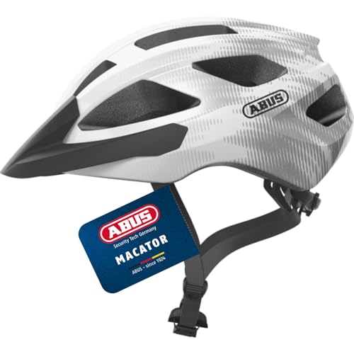 ABUS 87233 Fahrradhelm, Weiß (White Silver), M (52-58 cm) ABUS 87233 Fahrradhelm, Weiß (White Silver), M (52-58 cm) von ABUS