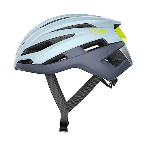 ABUS Rennradhelm Stormchaser - Leichter und komfortabler Fahrradhelm für professionellen Radsport, Grau (light grey), M (52-58 cm) von ABUS