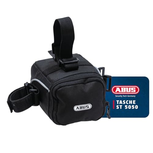 ABUS Satteltasche ST 5050 - Flexible Fahrrad-Satteltasche aus wasserabweisendem Material - Öffnung seitlich nach Links oder rechts - mit Klettbefestigung ABUS Satteltasche ST 5050 - Flexible Fahrrad-Satteltasche aus wasserabweisendem Material - Öffnung seitlich nach Links oder rechts - mit Klettbefestigung von ABUS