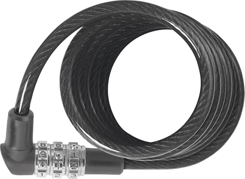 ABUS Spiralkabelschloss 3506C - 6 mm starkes, flexibles Zahlenschloss - ABUS-Sicherheitslevel 1 - 120 cm - Schwarz ABUS Spiralkabelschloss 3506C - 6 mm starkes, flexibles Zahlenschloss - ABUS-Sicherheitslevel 1 - 120 cm - Schwarz von ABUS