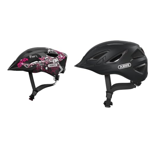 ABUS Stadthelm Aduro 2.0 - Allround-Fahrradhelm mit Licht & Stadthelm Urban-I 3.0 - Fahrradhelm mit Rücklicht, Schirm und Magnetverschluss - für Damen und Herren - Schwarz Matt, Größe M ABUS Stadthelm Aduro 2.0 - Allround-Fahrradhelm mit Licht & Stadthelm Urban-I 3.0 - Fahrradhelm mit Rücklicht, Schirm und Magnetverschluss - für Damen und Herren - Schwarz Matt, Größe M von ABUS