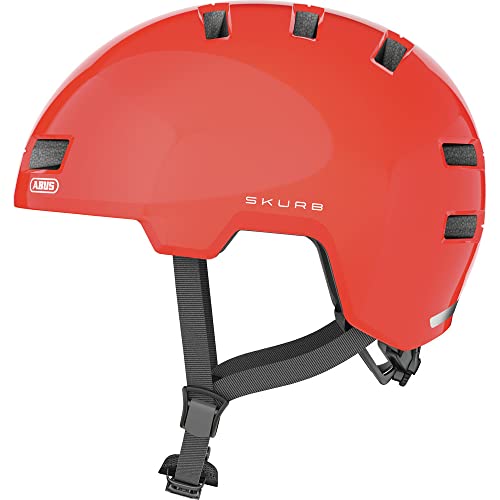 ABUS 40379 Fahrradhelm, Orange (Signal orange), S (52-56 cm) von ABUS