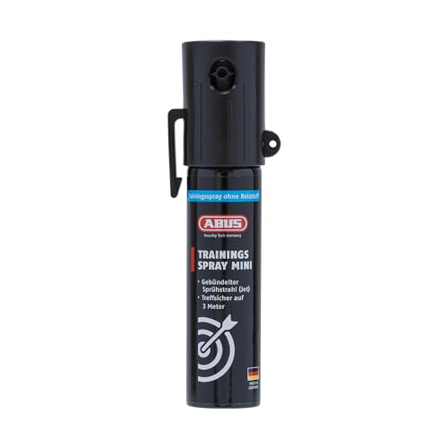 ABUS Trainingsspray zum Abwehrspray SDS80 Mini zur Tierabwehr – mit Jet-Sprühstrahl für bis zu 3 Meter Reichweite – passt in kleine Hand- und Jackentaschen ABUS Trainingsspray zum Abwehrspray SDS80 Mini zur Tierabwehr – mit Jet-Sprühstrahl für bis zu 3 Meter Reichweite – passt in kleine Hand- und Jackentaschen von ABUS