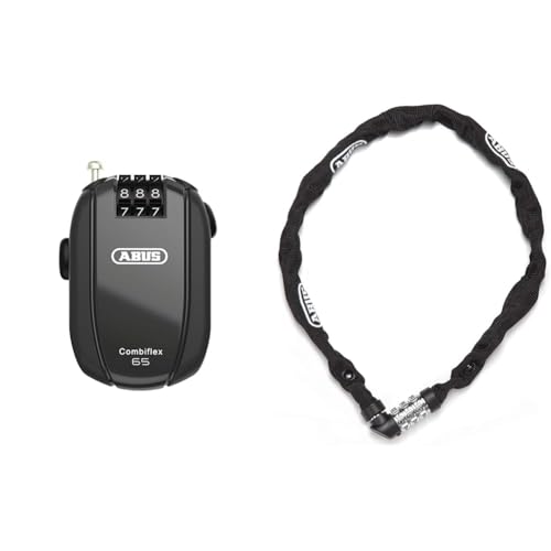 ABUS Unisex - Erwachsene, Fahrradschloss, Schwarz, 65 cm & kettingslot code 1200/60 web black ABUS Unisex - Erwachsene, Fahrradschloss, Schwarz, 65 cm & kettingslot code 1200/60 web black von ABUS