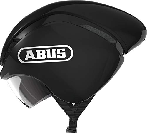 ABUS Zeitfahrhelm GameChanger TT - Aerodynamischer Fahrradhelm mit optimalen Ventilationseigenschaften für Damen und Herren - Schwarz Glänzend, Größe M ABUS Zeitfahrhelm GameChanger TT - Aerodynamischer Fahrradhelm mit optimalen Ventilationseigenschaften für Damen und Herren - Schwarz Glänzend, Größe M von ABUS