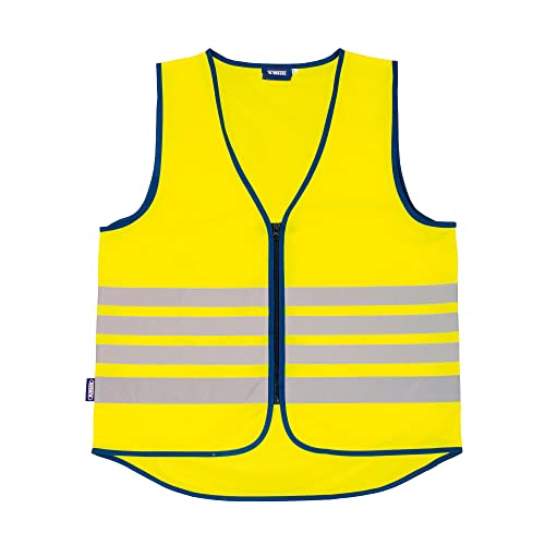 ABUS Warnweste Lumino Reflex Vest - Sicherheitsweste für bessere Sichtbarkeit bei Tag und Nacht - für Erwachsene - mit Reißverschluss - Größe XL von ABUS