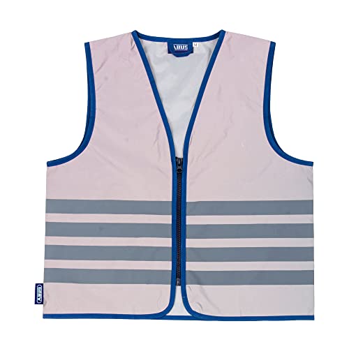 ABUS Kinder-Warnweste Lumino Urban Vest Kids - voll reflektierende Sicherheitsweste für bessere Sichtbarkeit bei Nacht - mit Reißverschluss - Größe L ABUS Kinder-Warnweste Lumino Urban Vest Kids - voll reflektierende Sicherheitsweste für bessere Sichtbarkeit bei Nacht - mit Reißverschluss - Größe L von ABUS