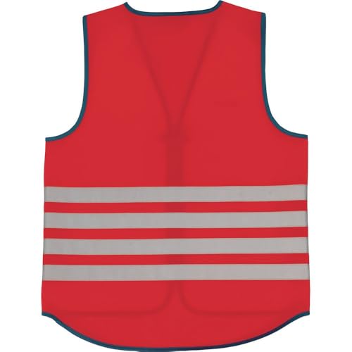 ABUS Warnweste Lumino Day Vest – rote Sicherheitsweste für bessere Sichtbarkeit bei Tag und Nacht - für Erwachsene - mit Reißverschluss - Größe XL ABUS Warnweste Lumino Day Vest – rote Sicherheitsweste für bessere Sichtbarkeit bei Tag und Nacht - für Erwachsene - mit Reißverschluss - Größe XL von ABUS