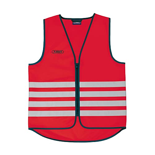 ABUS Warnweste Lumino Day Vest – rote Sicherheitsweste für bessere Sichtbarkeit bei Tag und Nacht - für Erwachsene - mit Reißverschluss - Größe XXL ABUS Warnweste Lumino Day Vest – rote Sicherheitsweste für bessere Sichtbarkeit bei Tag und Nacht - für Erwachsene - mit Reißverschluss - Größe XXL von ABUS