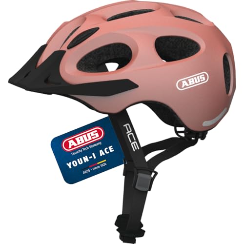 ABUS Stadthelm Youn-I ACE - mit integriertem LED-Rücklicht - Fahrradhelm für den Alltag - für Damen und Herren - Roségold, Größe M ABUS Stadthelm Youn-I ACE - mit integriertem LED-Rücklicht - Fahrradhelm für den Alltag - für Damen und Herren - Roségold, Größe M von ABUS